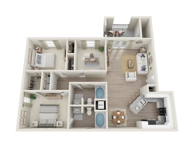 Vanderbilt 1st floor B2-218 floor plan